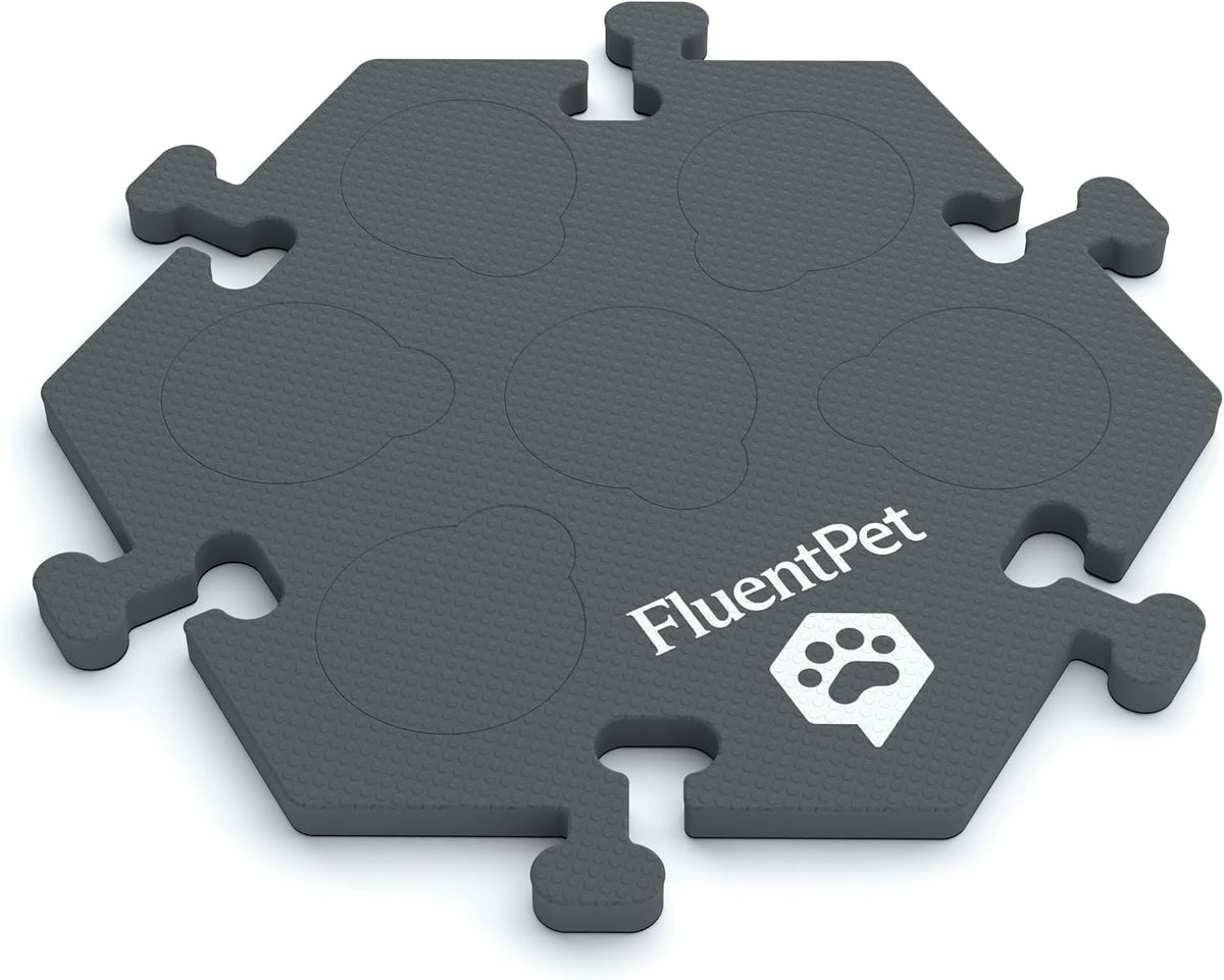 FluentPet HexTile - Red | Accessory Dog and Cat Button Learning Kits | Can Hold Up to 6 Buttons | Soft, Durable, and Non-Slip | Gift for Pet Lovers | Comes in 12 Colors - Image 11