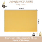 Oungy gravel bird cage liner sheet texture detail