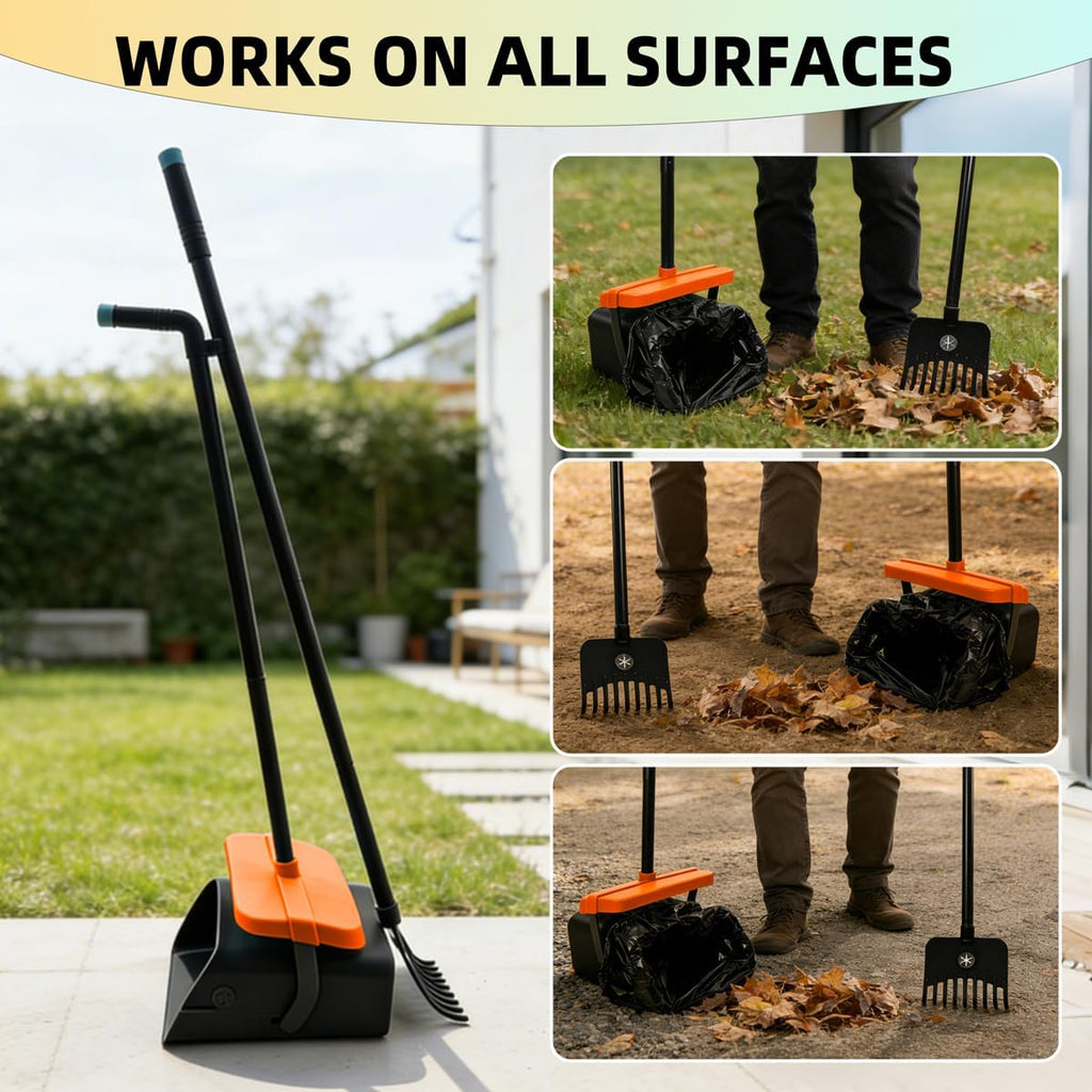 Orange lid sealing the dog waste container to demonstrate odor blocking functionality.