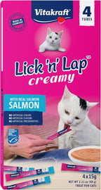 Vitakraft Lick 'N' Lap Real Salmon Squeezeable Liquid Cat Treats, Lickable, Salmon Broth #1 Ingredient, No Artificial Colors, Preservatives or Added Sugar, for Hydration, 0.52 oz. Tubes, 16 Count - Image 13