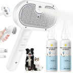 Vvwvvw pet steam brush front view for dog and cat grooming