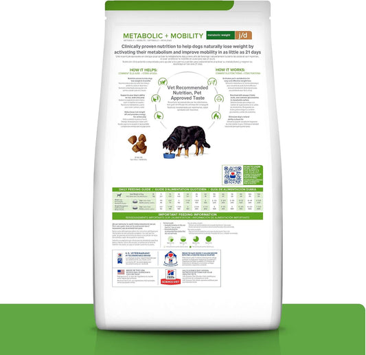 Authentic imported weight and joint care canine kibble package