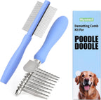 Myselect dual sided dematting comb for dogs front view