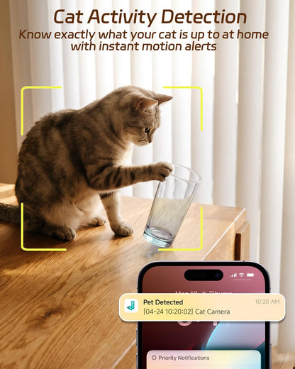 Aliobc pet camera night vision monitoring