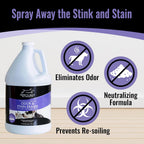 Emmy's Best lavender enzyme carpet cleaner spray bottle showcasing the label details