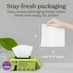 Hypoallergenic deodorizing wet wipes for dogs and cats.