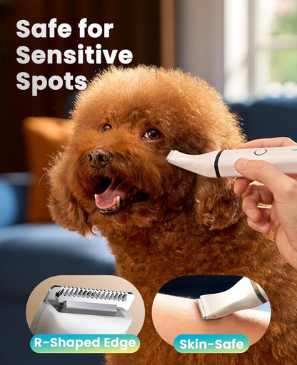Oneisall rechargeable puppy grooming clippers with USB charging cord