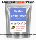 KorGourmetta oyster shell flour one pound package scale comparison