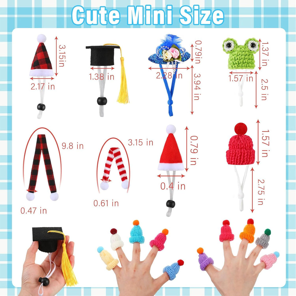 Adjustable elastic chin strap detail on small animal costume hat