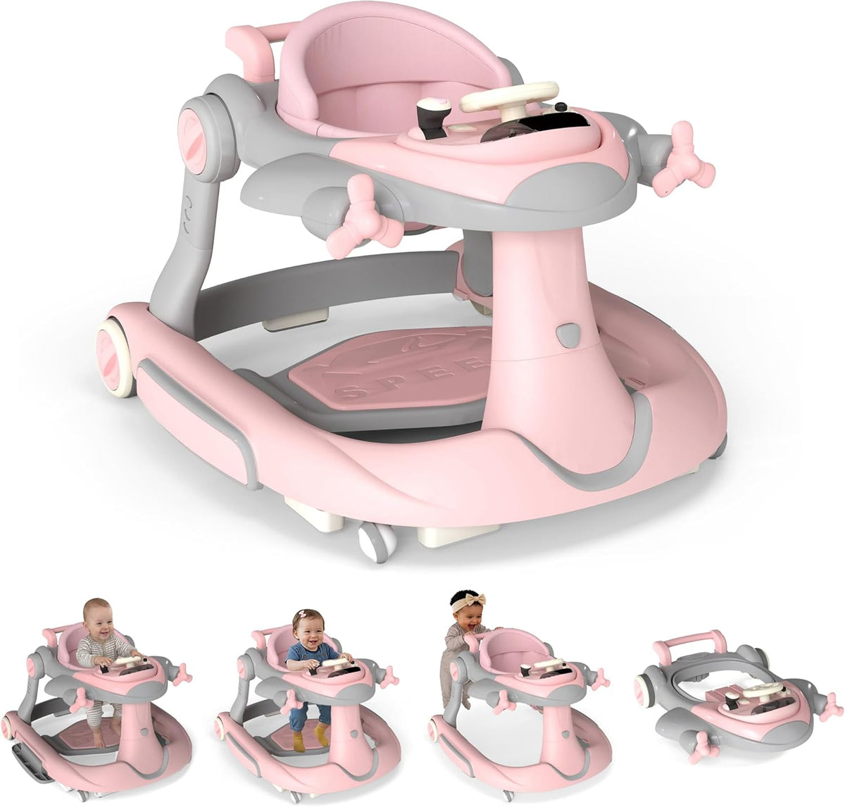 TODEFULL StarAndDaisy 7 in 1 Baby Walker front view