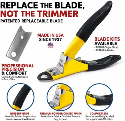 Resco professional dog nail clipper ergonomic grip handle