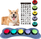 KiViRap color dog buttons with rubber mat front view for interactive pet communication training.