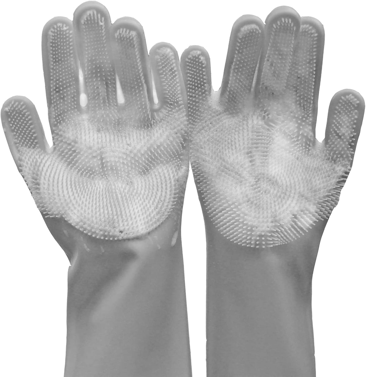 Pet Grooming Gloves, Dog Washing Gloves with High-Density Teeth, Heat Resistant Silicone Dog Bath Scrubber with Enhanced Five Finger Design, Bathing and Massaging for Dogs and Cats - Image 11
