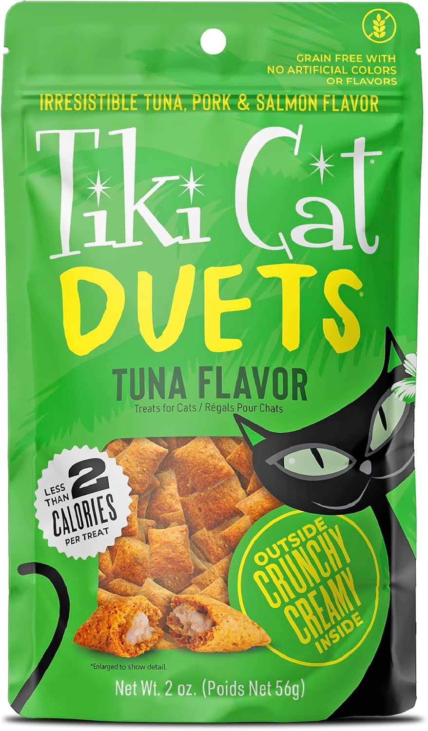 Tiki Cat Duets Cat Treats, Chicken Flavor, 2 oz. Pouch (8 Count) - Image 9