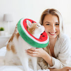 Adjustable drawstring detail on Frienda soft cat recovery cone