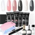 Modelones poly nail extension gel kit front view of packaging box