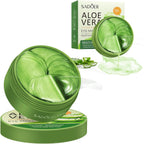 Hiventick aloe vera under eye patches jar front view