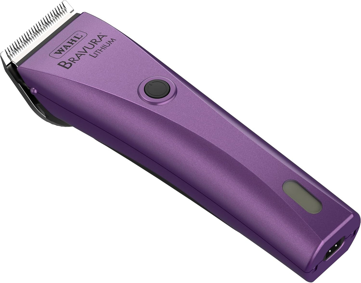 WAHL Professional Animal Bravura Lithium Ion Clipper - Pet, Dog, Cat, and Horse Corded / Cordless Clipper Kit, Turquoise (41870-0438) - Image 10
