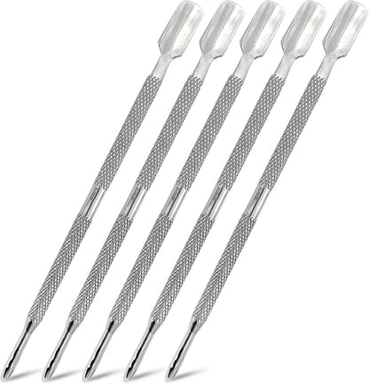 Kootinn 5-Piece Dual-Sided Cuticle Pusher Set front view