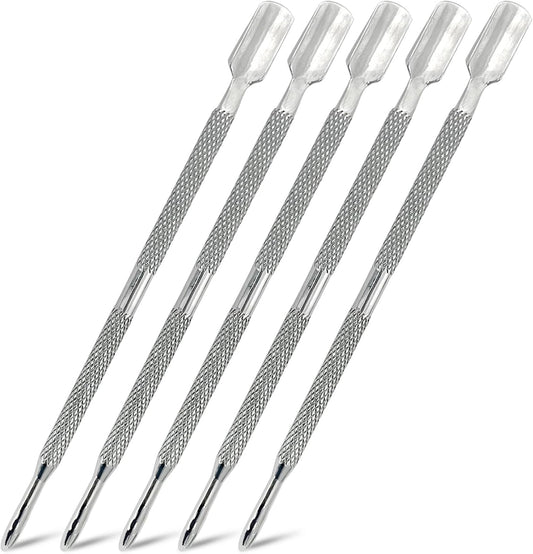 Kootinn 5-Piece Dual-Sided Cuticle Pusher Set front view
