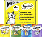 Temptations Classic Crunchy and Soft Cat Treats Feline Favorites Variety Pack, 3 oz. Pouches (Pack of 4) - Image 11