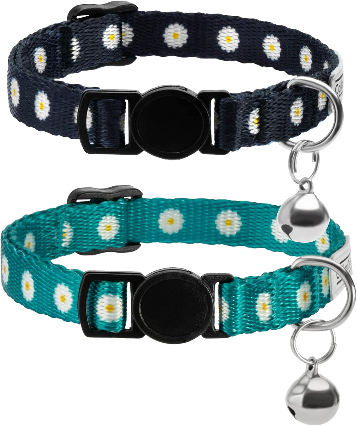 CollarDirect Aztec pattern cat collar adjusted for small and medium cats