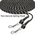 Small animal wearing harness with Rypet long lead