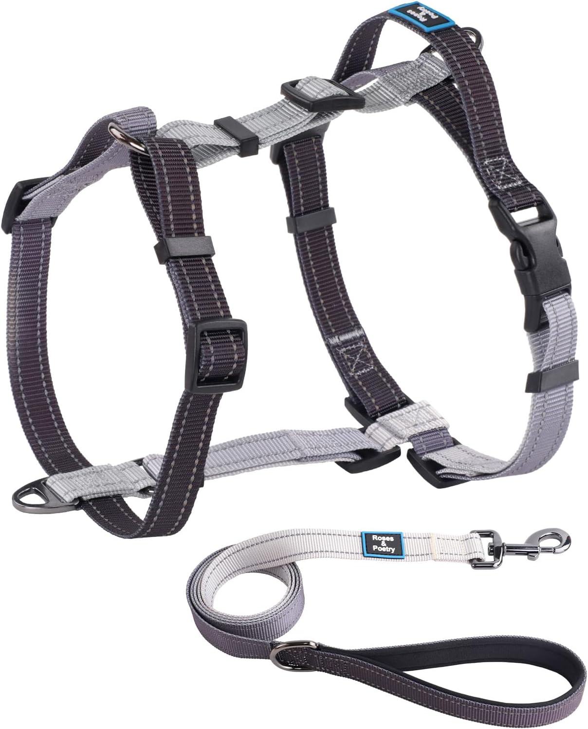 Full set of Roses&Poetry harness and leash in packaging