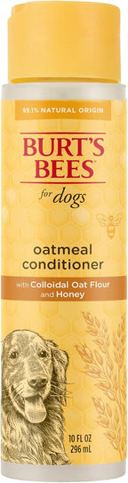 BURT'S BEES FOR PETS Oatmeal Dog Conditioner with Colloidal Oat Flour and Honey, Moisturizes and Softens Dry Dog Coats, pH Balanced and Fragrance-Free, 95% Natural Origin, 10 Fl Oz - 2 Pack - Image 10