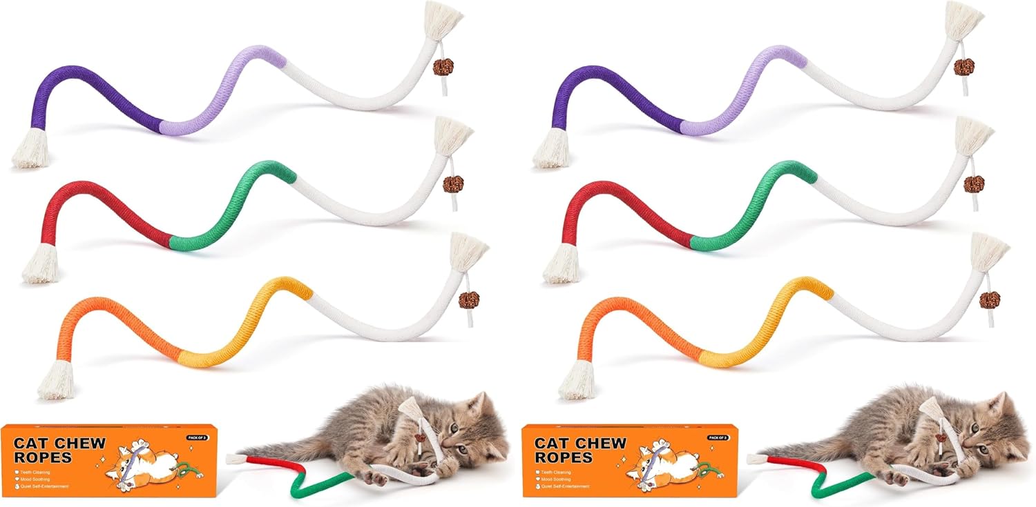 Packaging of Potaroma cat chew ropes imported USA product