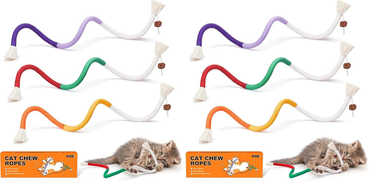 Packaging of Potaroma cat chew ropes imported USA product