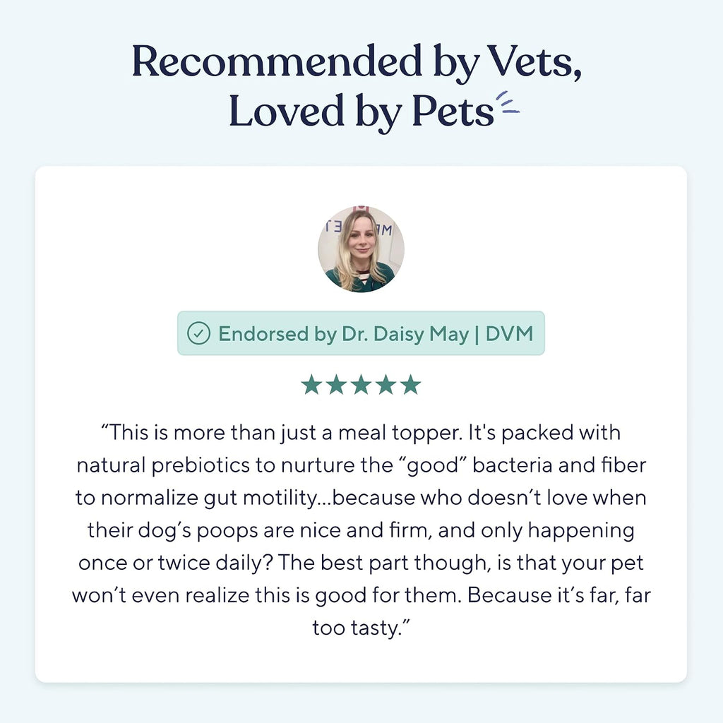 Dog dental hygiene powder displaying the advanced oral care formula by Pawfy.