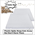 Nuanchu cat deterrent mat showing spiked texture detail