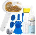 Pet Steam Brush Dog Cat 2026 New Grooming Comb for Shedding, Floating Hair, Smooth & Detangling, Gentle Cool Mist Softens Hair Reduces Static Helps Pets Who Dislike Bathing,2*Waterless Shampoo - Image 14