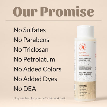 Detailed product texture of Skout's Honor natural dog shampoo