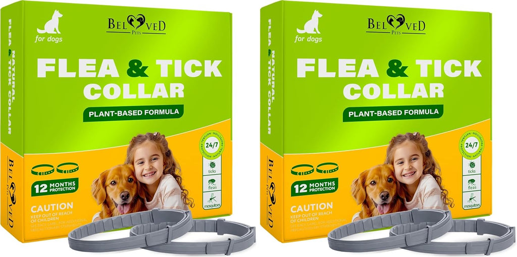 Back of packaging detailing plant-based collar ingredients
