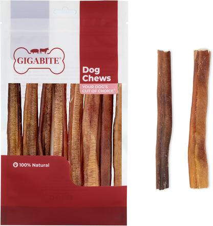 GigaBite Beef Esophagus Dog Treats - Natural Gullet Sticks for Dogs, High Protein Single Ingredient Dog Chews, Rawhide Free Dental Dog Treats for All Dog Breeds - Sticks (6 Inch), Pack of 35 - Image 14