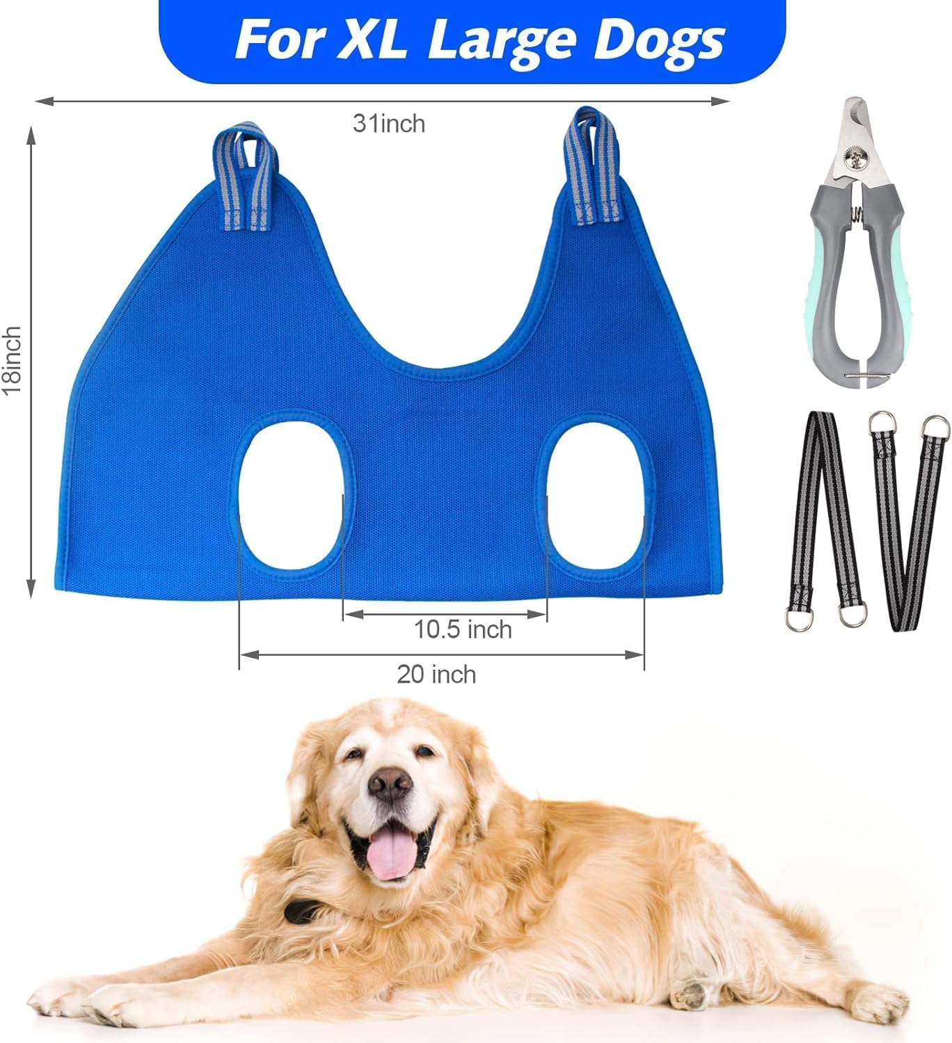 XL pet grooming sling for large dogs