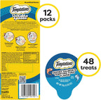 Temptations Lickable Spoons soft wet cat treat in hand