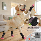 Close up of anti-slip traction pattern on Scenereal dog booties
