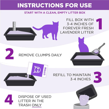 Cat litter granules showing dust-free quality