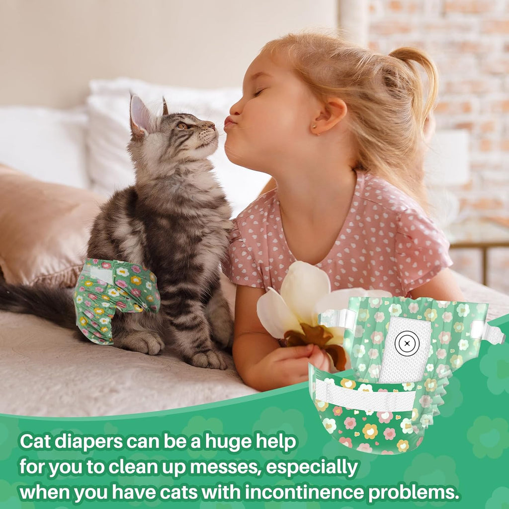 Premium imported disposable diapers for untrained kittens