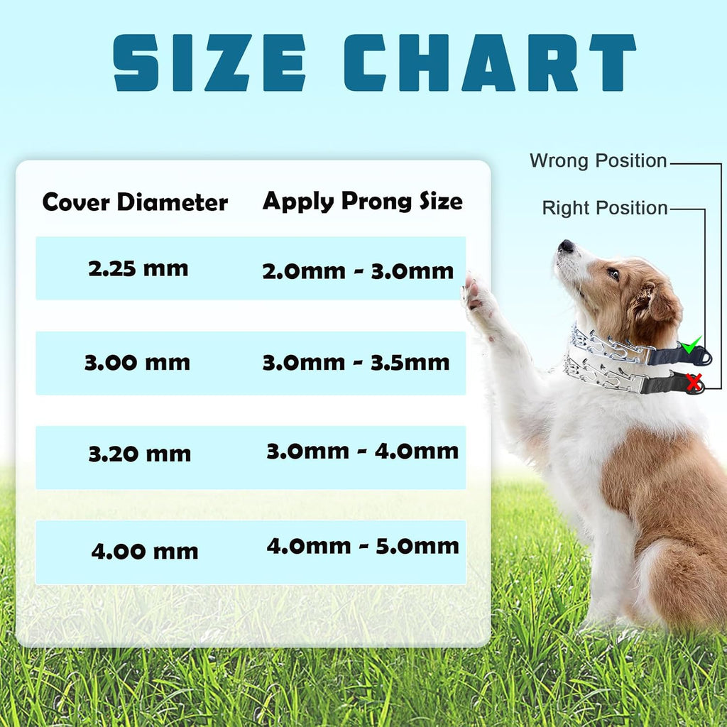 Detailed view of flexible vinyl comfort tips showing the inner diameter designed for small to medium dog collars