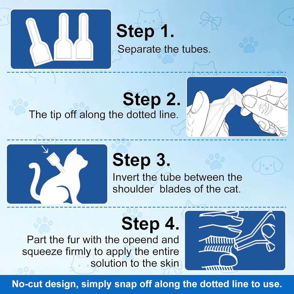 FleaVanish fast acting kitten flea defense product layout on plain background