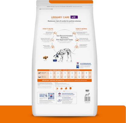 Hill's Pet Nutrition ud canine bladder health management dry food packaging details