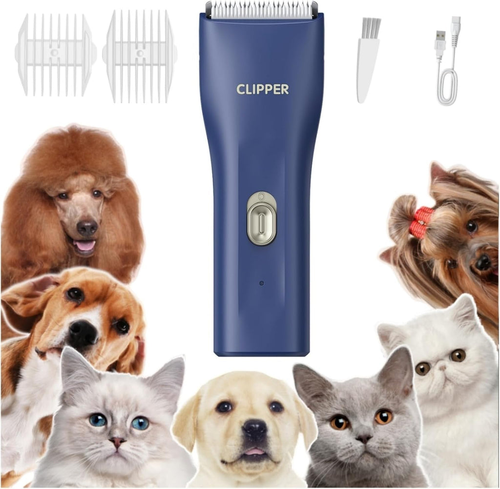 Dog Clippers,Quiet Washable USB Rechargeable Cordless Dog Grooming Kit,Electric Pets Hair Trimmers Shaver Shears for Dogs and Cats Pink - Image 12