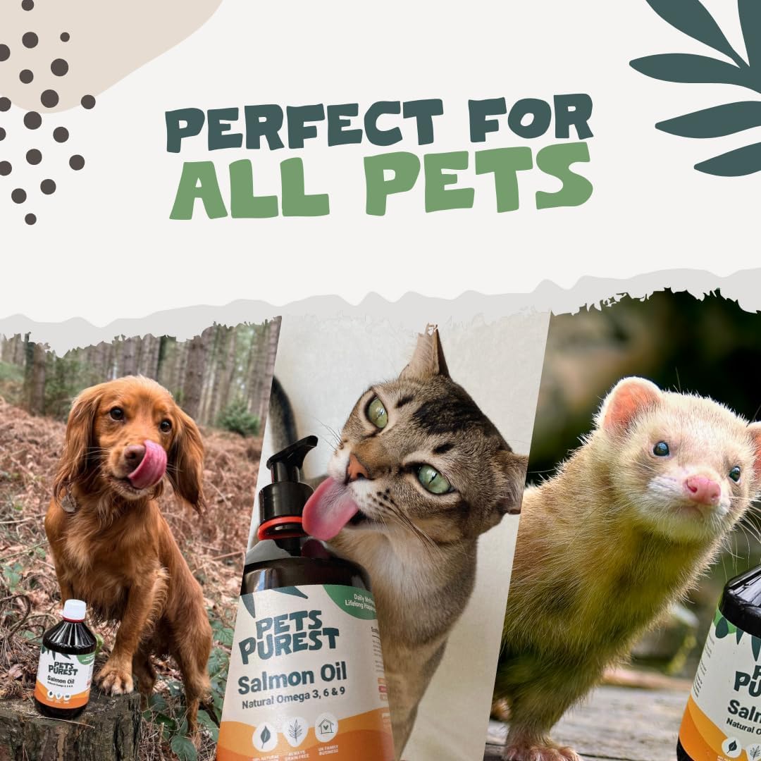 Pets Purest omega 3 6 9 liquid supplement for joint mobility support
