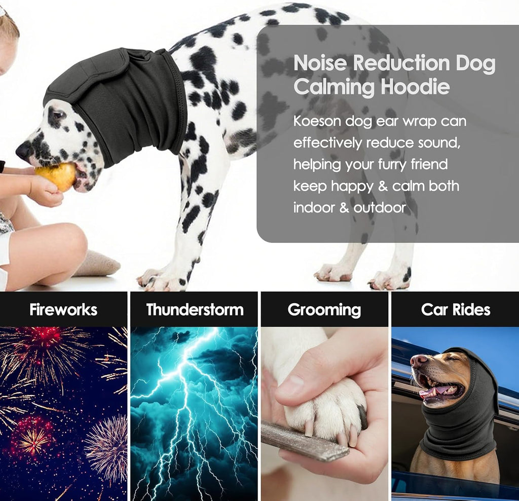 KOESON no shake ear wraps for dogs recovering from an ear hematoma.