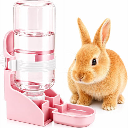 Rypet Rabbit Water Bottle No Drip - 17oz Hanging Water Fountain Automatic Dispenser Pet Cage Water Feeder for Bunny Chinchilla Guinea Pig Hedgehog Ferret Blue - Image 8