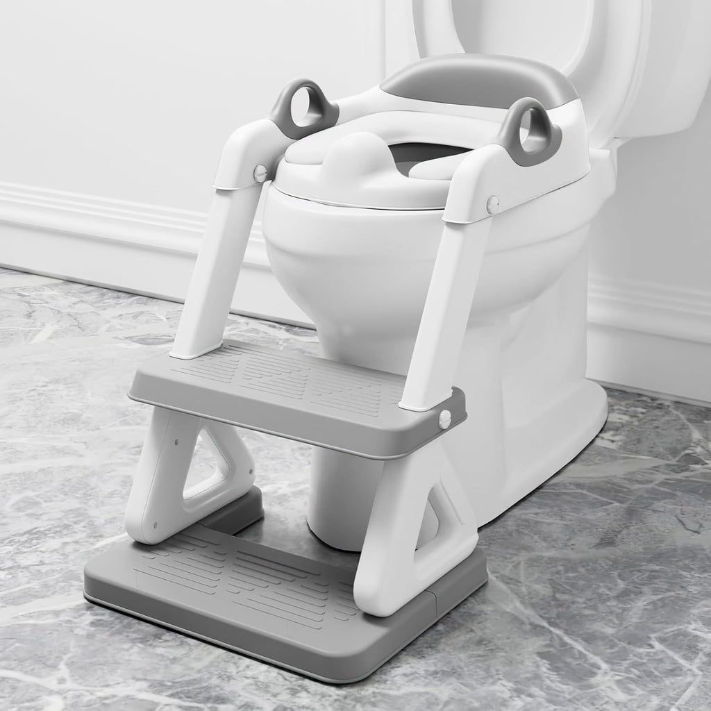 Wiifo Potty Training Seat With Step Stool Ladder front view toddler toilet trainer